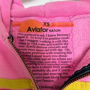 Aviator Nation Women's XS pink Hoodie